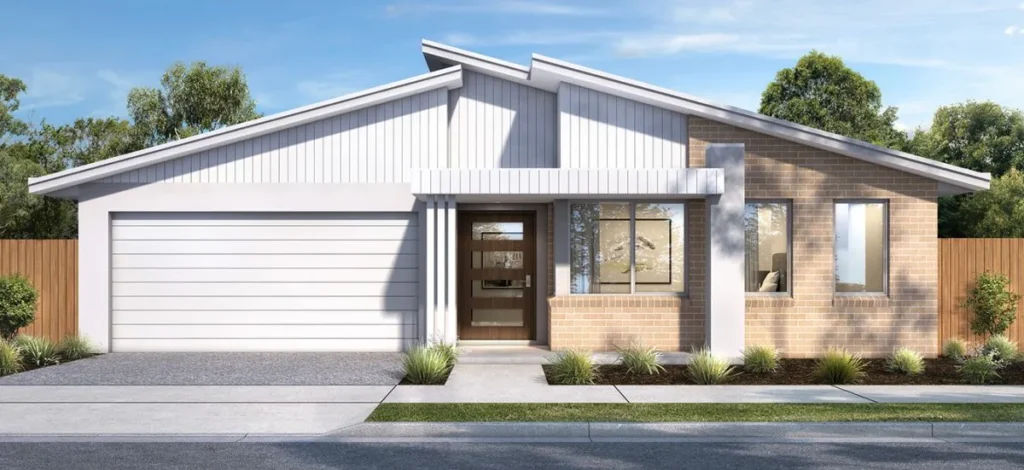 Modern custom-built single storey home in Melbourne by Destin Constructions