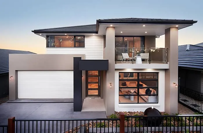 Custom double storey home under construction by Destin Constructions, expert builders in Melbourne.